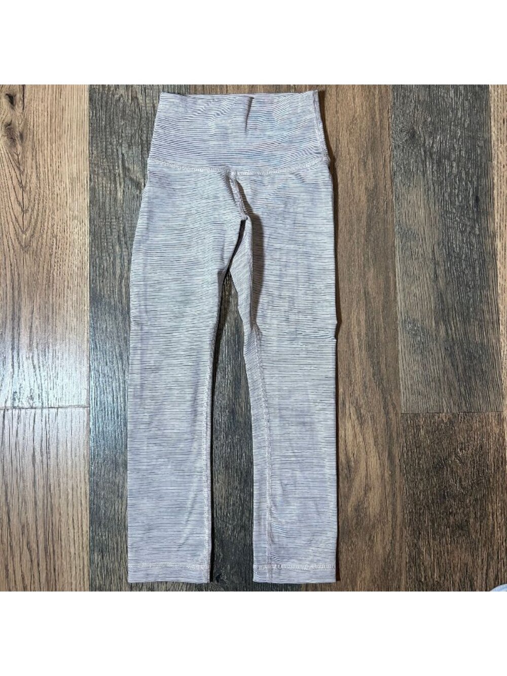 Lululemon Wunder Under Crop High-Rise *21" Tights Gray Womens Size 2